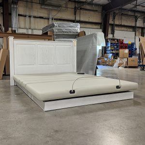 Assured Comfort Hi Low Platform Series King w/White Raised Panel